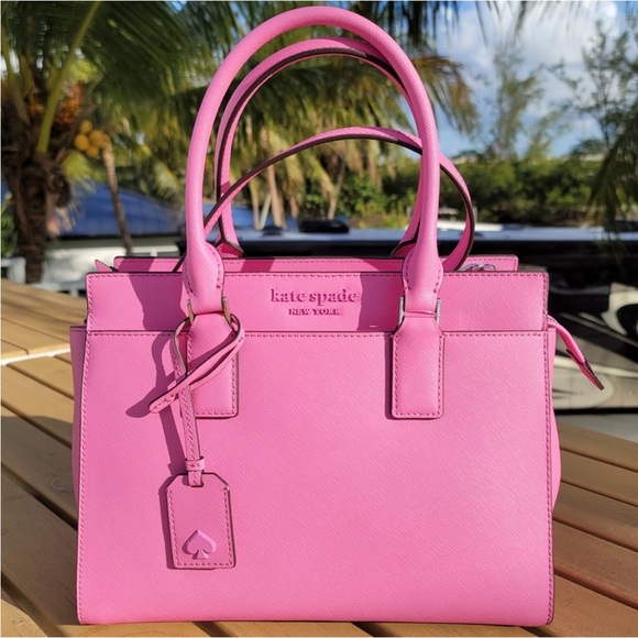 NWT Kate Spade Cameron Monotone Medium Satchel Brighpeony